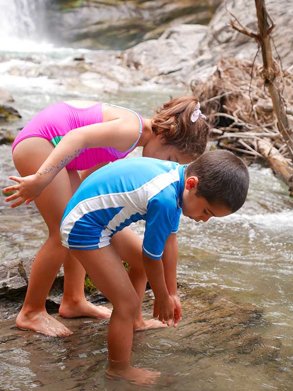 bambini cascata Golfarone