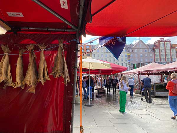 Fiskertorget il mercato del pesce di Bergen
